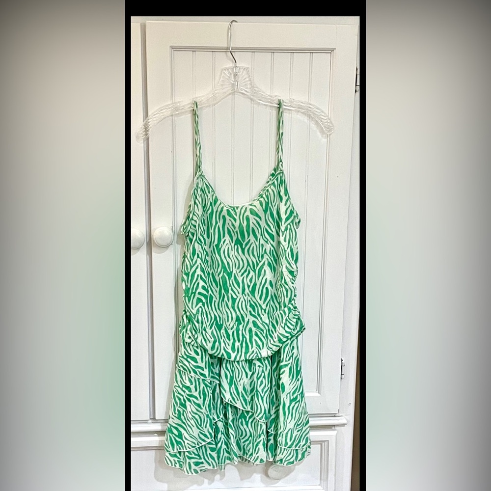 Women’s  Strappy Mini Dress - Green Diane Von Furstenburg  - XL